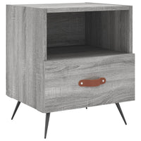 Thumbnail for Nachttische 2 Stk. Grau Sonoma 40x35x47,5 cm Holzwerkstoff