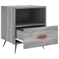 Thumbnail for Nachttische 2 Stk. Grau Sonoma 40x35x47,5 cm Holzwerkstoff