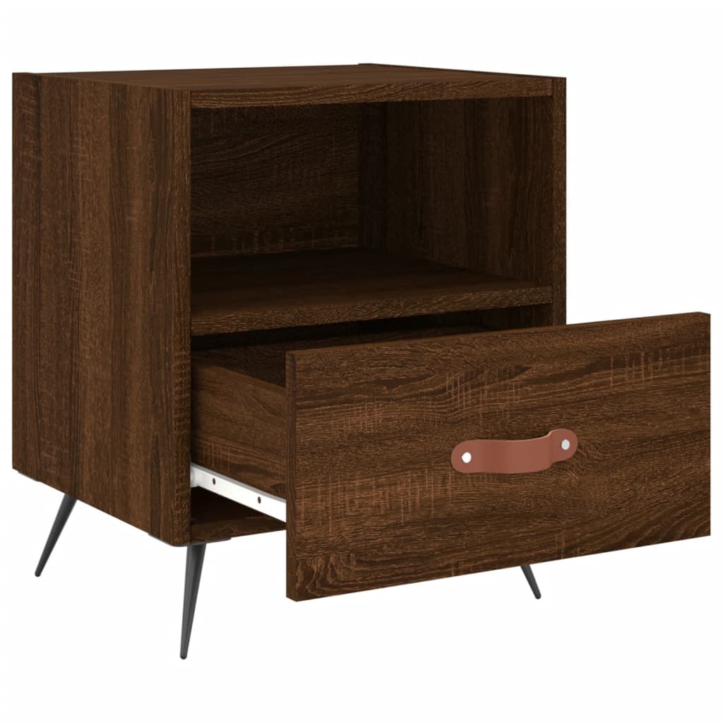 Nachttisch Braune Eiche 40x35x47,5 cm Holzwerkstoff