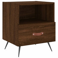 Thumbnail for Nachttische 2Stk. Braun Eichen-Optik 40x35x47,5cm Holzwerkstoff