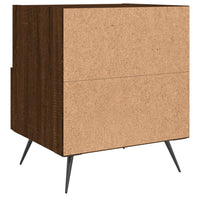 Thumbnail for Nachttische 2Stk. Braun Eichen-Optik 40x35x47,5cm Holzwerkstoff
