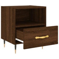 Thumbnail for Nachttische 2Stk. Braun Eichen-Optik 40x35x47,5cm Holzwerkstoff