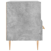 Thumbnail for Nachttische 2 Stk. Betongrau 40x35x47,5 cm Holzwerkstoff