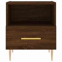 Thumbnail for Nachttische 2Stk. Braun Eichen-Optik 40x35x47,5cm Holzwerkstoff