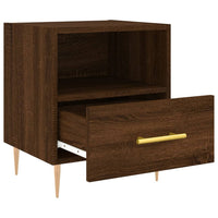 Thumbnail for Nachttische 2Stk. Braun Eichen-Optik 40x35x47,5cm Holzwerkstoff