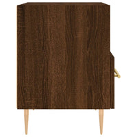Thumbnail for Nachttische 2Stk. Braun Eichen-Optik 40x35x47,5cm Holzwerkstoff