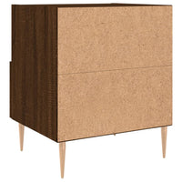 Thumbnail for Nachttische 2Stk. Braun Eichen-Optik 40x35x47,5cm Holzwerkstoff