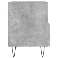 Thumbnail for Nachttisch Betongrau 40x35x47,5 cm Holzwerkstoff