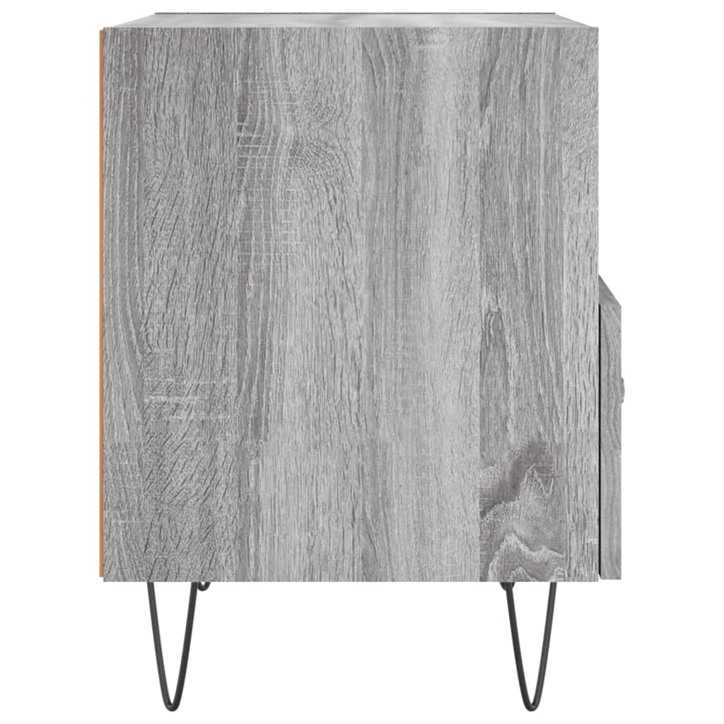 Nachttisch Grau Sonoma 40x35x47,5 cm Holzwerkstoff