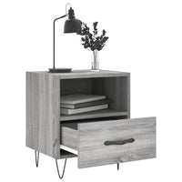 Thumbnail for Nachttische 2 Stk. Grau Sonoma 40x35x47,5 cm Holzwerkstoff