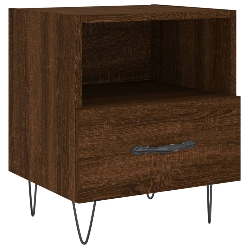 Nachttisch Braune Eiche 40x35x47,5 cm Holzwerkstoff
