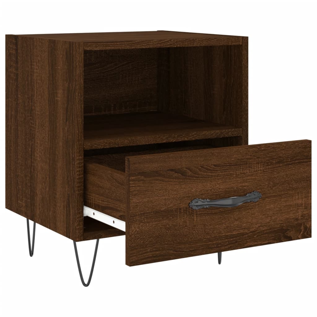 Nachttisch Braune Eiche 40x35x47,5 cm Holzwerkstoff