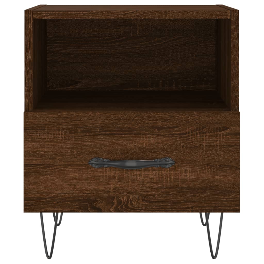 Nachttisch Braune Eiche 40x35x47,5 cm Holzwerkstoff