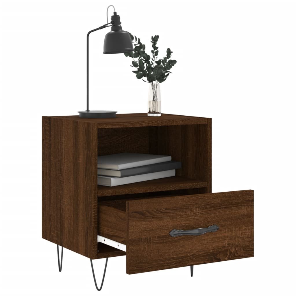 Nachttisch Braune Eiche 40x35x47,5 cm Holzwerkstoff
