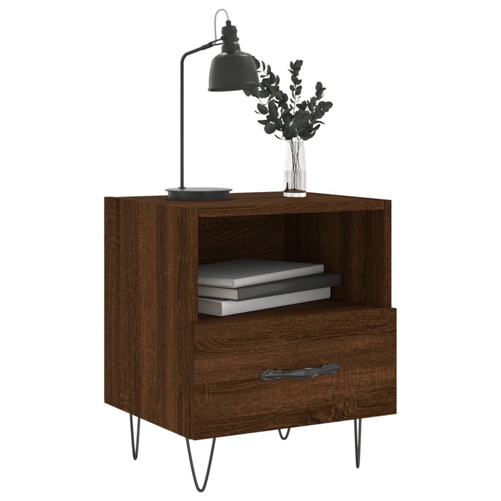 Nachttisch Braune Eiche 40x35x47,5 cm Holzwerkstoff