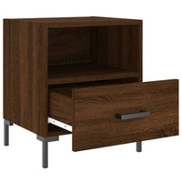 Thumbnail for Nachttische 2Stk. Braun Eichen-Optik 40x35x47,5cm Holzwerkstoff