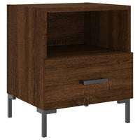Thumbnail for Nachttische 2Stk. Braun Eichen-Optik 40x35x47,5cm Holzwerkstoff