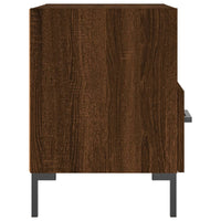 Thumbnail for Nachttische 2Stk. Braun Eichen-Optik 40x35x47,5cm Holzwerkstoff