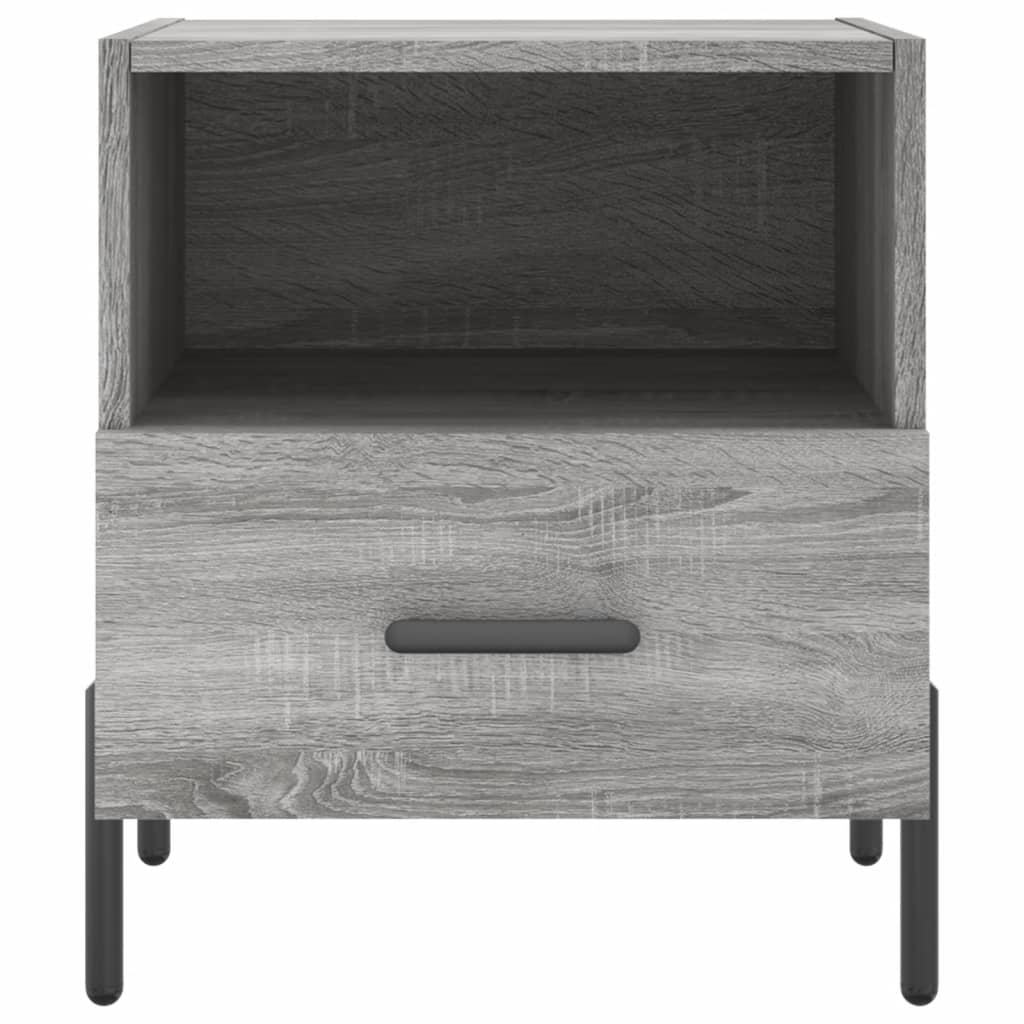 Nachttisch Grau Sonoma 40x35x47,5 cm Holzwerkstoff