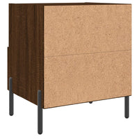 Thumbnail for Nachttische 2Stk. Braun Eichen-Optik 40x35x47,5cm Holzwerkstoff