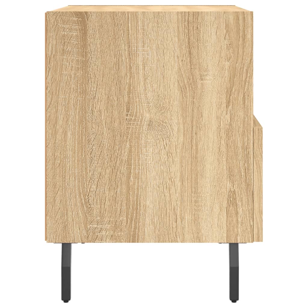 Nachttische 2 Stk. Sonoma-Eiche 40x35x47,5 cm Holzwerkstoff