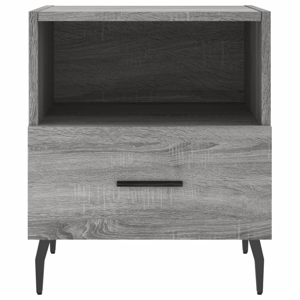 Nachttisch Grau Sonoma 40x35x47,5 cm Holzwerkstoff