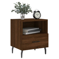 Thumbnail for Nachttische 2Stk. Braun Eichen-Optik 40x35x47,5cm Holzwerkstoff