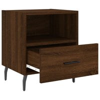 Thumbnail for Nachttische 2Stk. Braun Eichen-Optik 40x35x47,5cm Holzwerkstoff