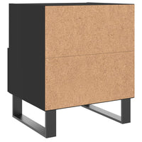 Thumbnail for Nachttisch Schwarz 40x35x47,5 cm Holzwerkstoff