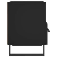 Thumbnail for Nachttische 2 Stk. Schwarz 40x35x47,5 cm Holzwerkstoff