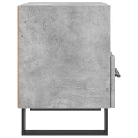 Thumbnail for Nachttisch Betongrau 40x35x47,5 cm Holzwerkstoff