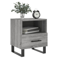 Thumbnail for Nachttische 2 Stk. Grau Sonoma 40x35x47,5 cm Holzwerkstoff