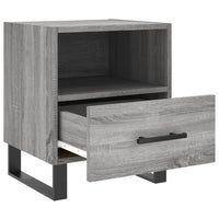 Thumbnail for Nachttische 2 Stk. Grau Sonoma 40x35x47,5 cm Holzwerkstoff