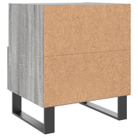 Thumbnail for Nachttische 2 Stk. Grau Sonoma 40x35x47,5 cm Holzwerkstoff
