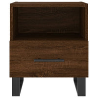 Thumbnail for Nachttische 2Stk. Braun Eichen-Optik 40x35x47,5cm Holzwerkstoff