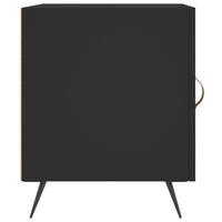 Thumbnail for Nachttische 2 Stk. Schwarz 40x40x50 cm Holzwerkstoff