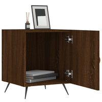 Thumbnail for Nachttisch Braun Eichen-Optik 40x40x50 cm Holzwerkstoff