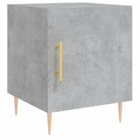 Thumbnail for Nachttisch Betongrau 40x40x50 cm Holzwerkstoff
