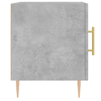 Thumbnail for Nachttische 2 Stk. Betongrau 40x40x50 cm Holzwerkstoff