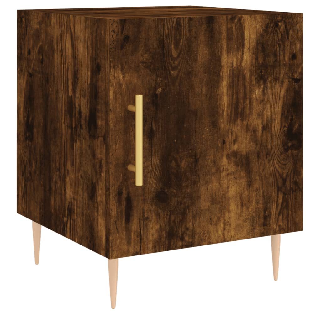 Nachttisch Räuchereiche 40x40x50 cm Holzwerkstoff