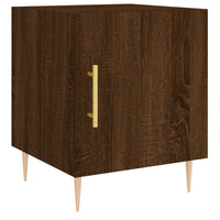 Thumbnail for Nachttische 2 Stk. Braun Eichen-Optik 40x40x50 cm Holzwerkstoff