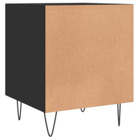 Thumbnail for Nachttisch Schwarz 40x40x50 cm Holzwerkstoff