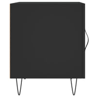 Thumbnail for Nachttische 2 Stk. Schwarz 40x40x50 cm Holzwerkstoff