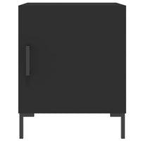 Thumbnail for Nachttische 2 Stk. Schwarz 40x40x50 cm Holzwerkstoff