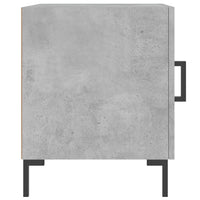 Thumbnail for Nachttisch Betongrau 40x40x50 cm Holzwerkstoff