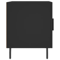 Thumbnail for Nachttische 2 Stk. Schwarz 40x40x50 cm Holzwerkstoff