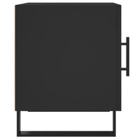 Thumbnail for Nachttische 2 Stk. Schwarz 40x40x50 cm Holzwerkstoff