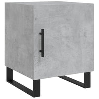 Thumbnail for Nachttisch Betongrau 40x40x50 cm Holzwerkstoff