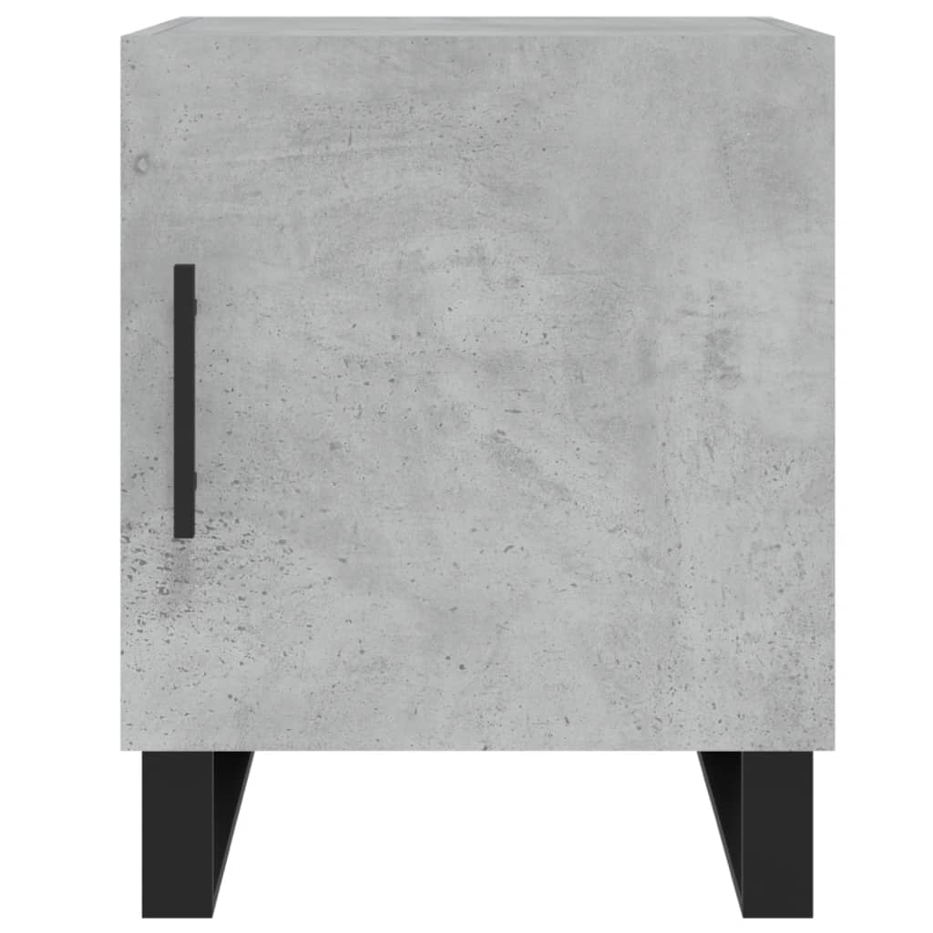 Nachttisch Betongrau 40x40x50 cm Holzwerkstoff