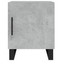 Thumbnail for Nachttisch Betongrau 40x40x50 cm Holzwerkstoff